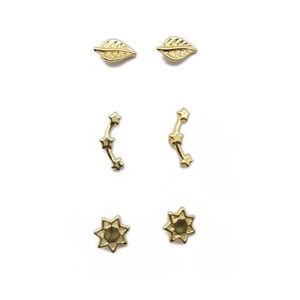 Gemma Simone Earrings (3 piece set)